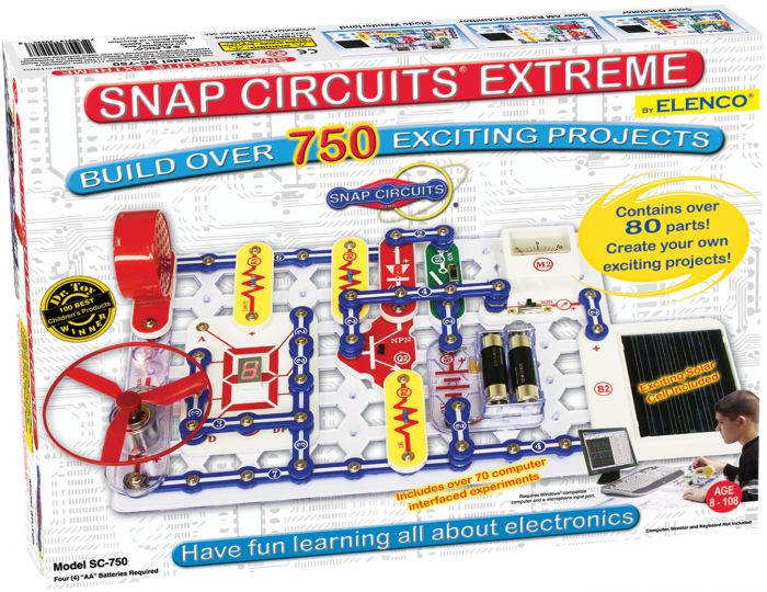 Snap Circuits Extreme 750 Experiments Mad About Science