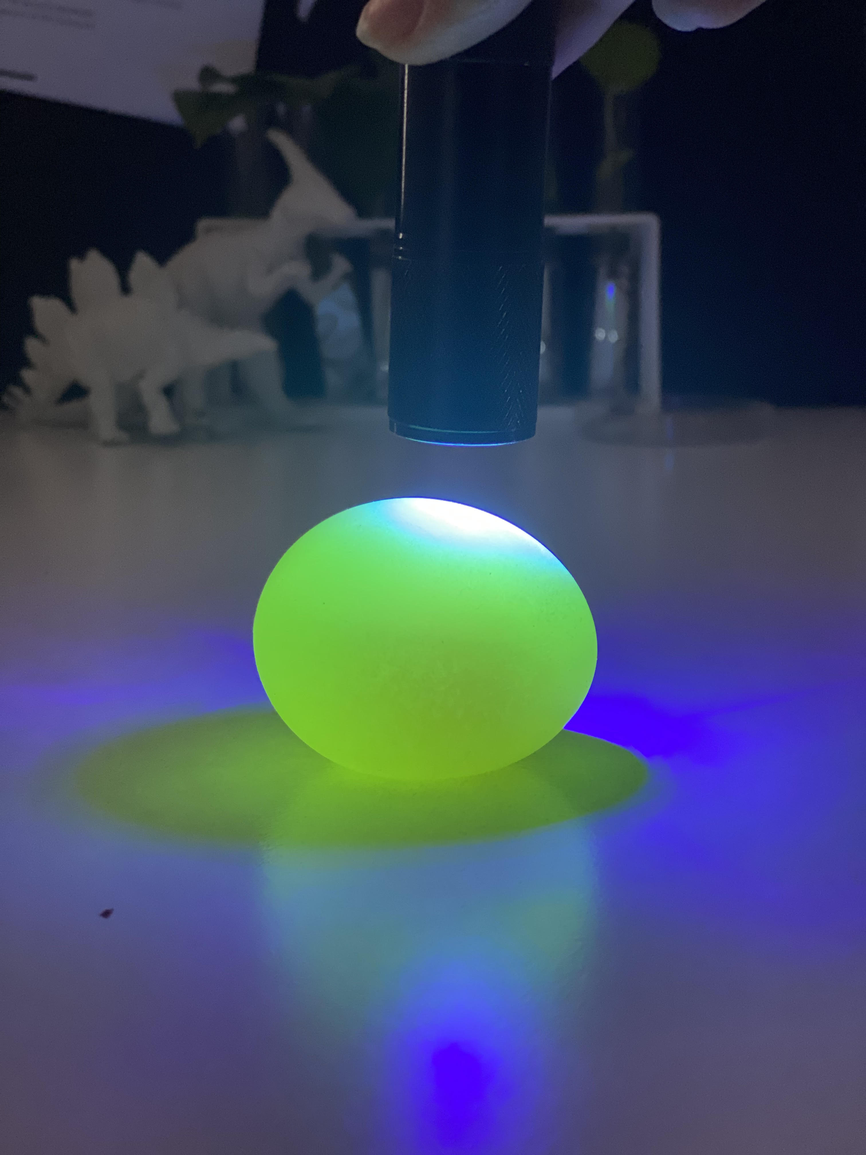 Glowing Rubber Egg