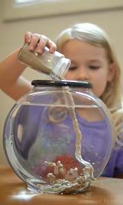 hydrophobic sand in water